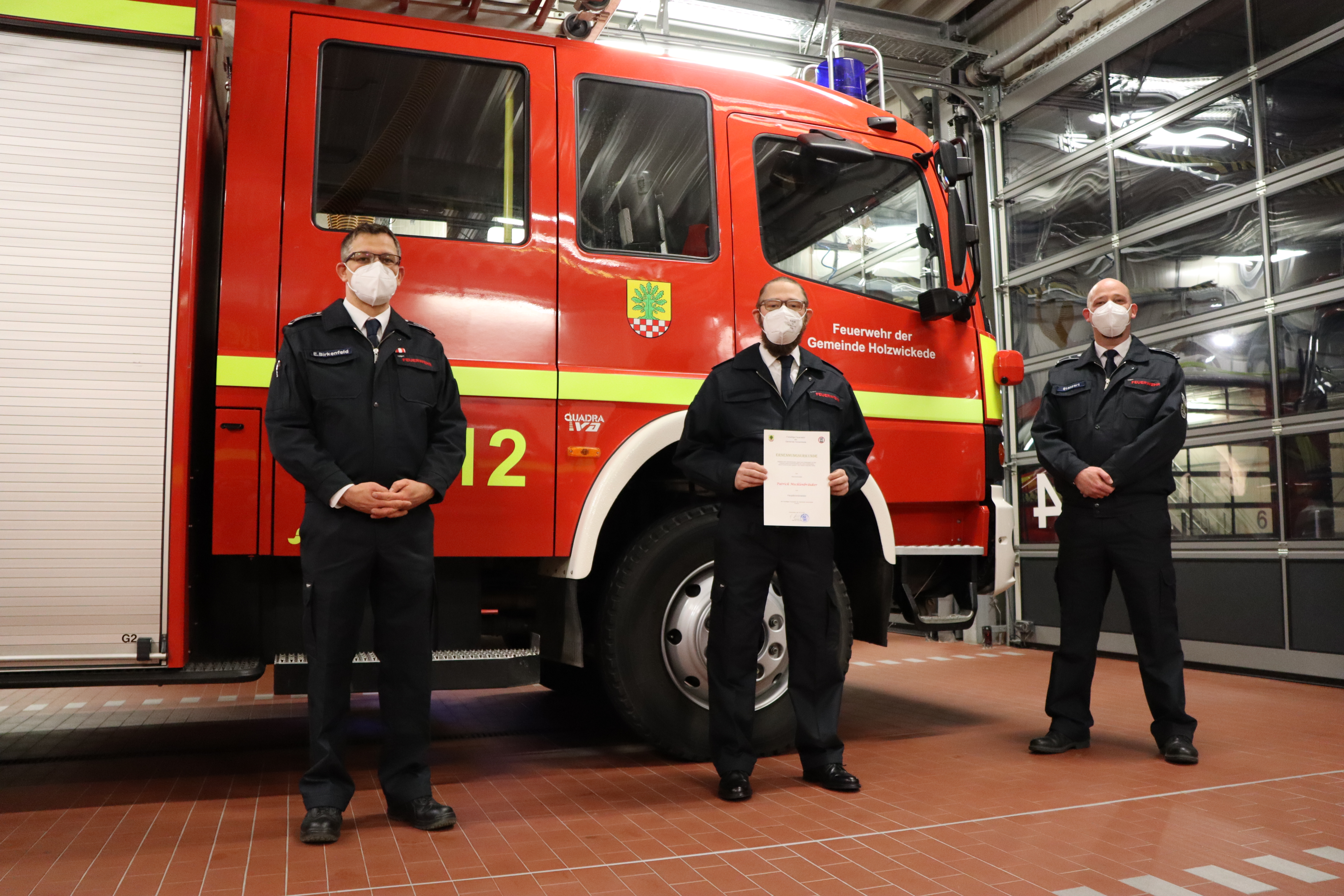Patrick Mecklenbräuker zum Hauptbrandmeister ernannt!